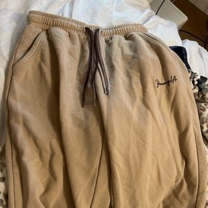 Young la brown sweatpants-size small